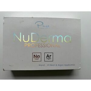 NuDerma Professional‎ High Frequency Wand Neon Argon Missing 1 Attachment